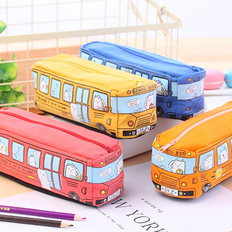 Stationery Storage Bag Cute Car Bus Pencil Case Kawaii Stationery Organizers Creative Pencil Bag For School Supplies
Stationery Storage Bag Cute Car Bus Pencil Case Kawaii Stationery Organizers Creative Pencil Bag For School Supplies