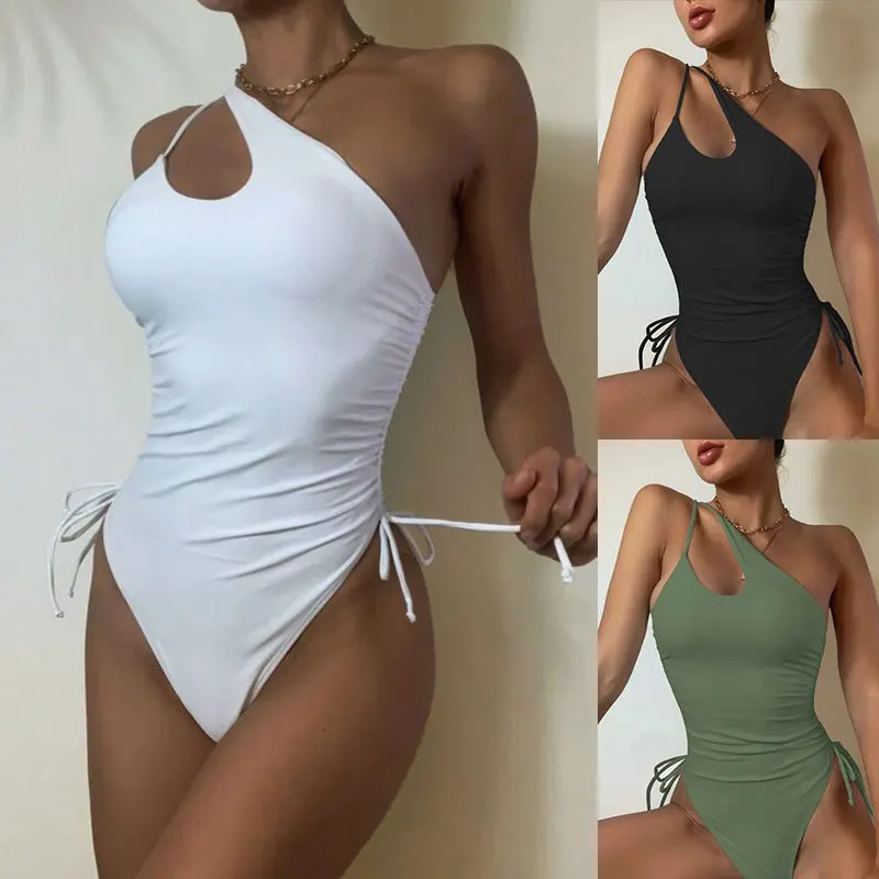 Swimsuit 2022 New Sexy Backless Bikini Solid Color One-piece Swimwear Women Biniki Swim Set
Swimsuit 2022 New Sexy Backless Bikini Solid Color One-piece Swimwear Women Biniki Swim Set