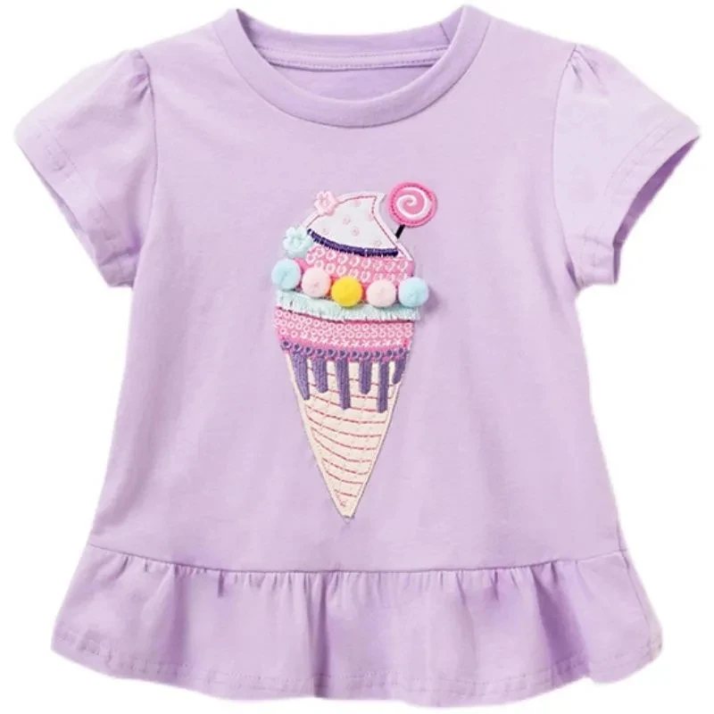 Girls Short Sleeve T-Shirts new thin children's summer clothes baby kids cotton tops girls ice cream half sleeve t-shirts P4 595
Girls Short Sleeve T-Shirts new thin children's summer clothes baby kids cotton tops girls ice cream half sleeve t-shirts P4 595