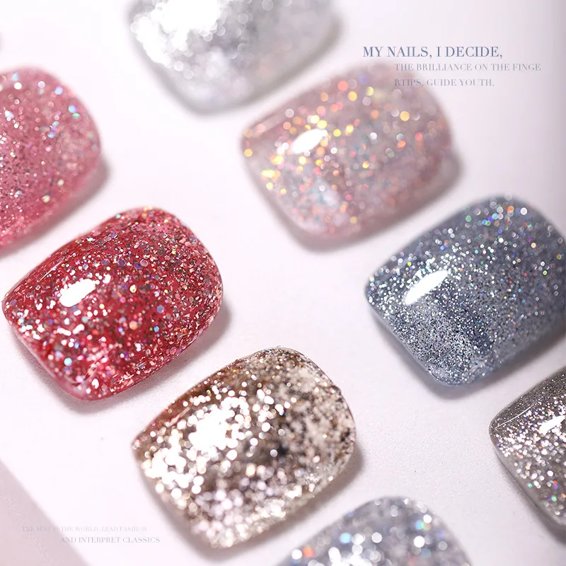 12 Colors Red Glitter Gel Nail Polish 15ml Semi Permanent Soak Off Uv Varnish for Manicure Nail Art Silver Hybrid Gel Supplies
12 Colors Red Glitter Gel Nail Polish 15ml Semi Permanent Soak Off Uv Varnish for Manicure Nail Art Silver Hybrid Gel Supplies