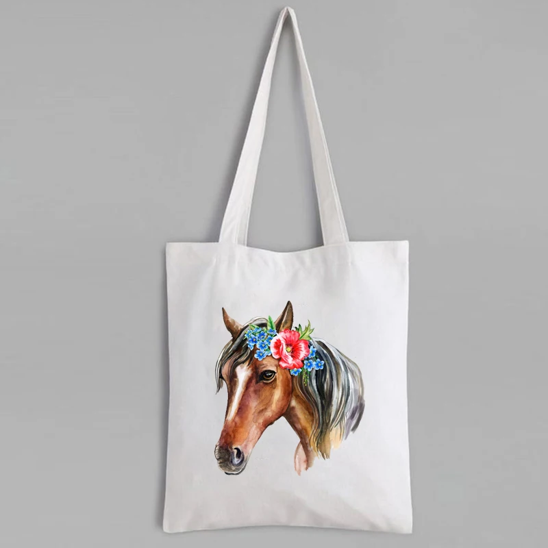 Watercolor Horse Clipart with Flowers Canvas Tote Bag Horse Art Cute Bags Eco Friendly Animal Prints Reusable Bag Designer
Watercolor Horse Clipart with Flowers Canvas Tote Bag Horse Art Cute Bags Eco Friendly Animal Prints Reusable Bag Designer