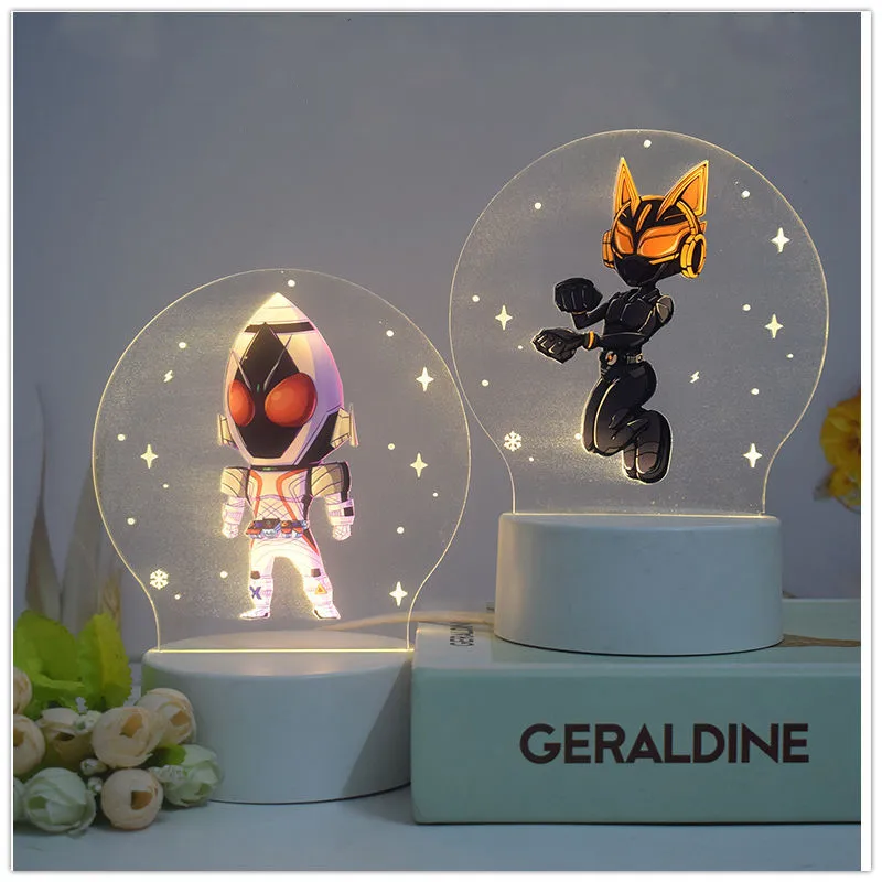 Masked Rider 3D Night Light Wizard W ZI-O EX-AID Build OOO Acrylic Stand Light Room Decor Bedside Ornament Collection Cute Gift 
Masked Rider 3D Night Light Wizard W ZI-O EX-AID Build OOO Acrylic Stand Light Room Decor Bedside Ornament Collection Cute Gift