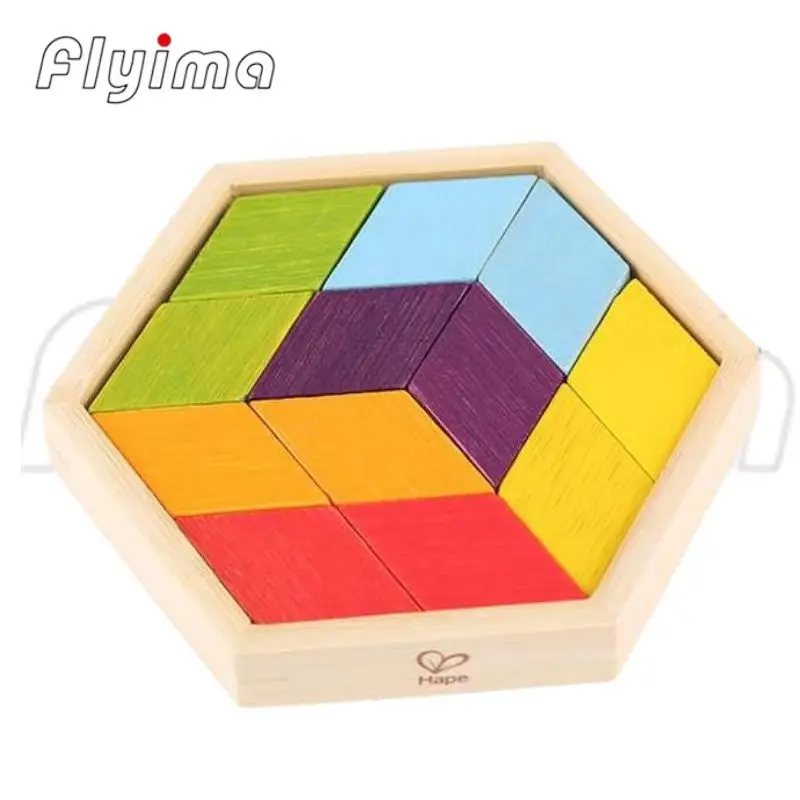 Деревянные Геометрические Пазлы Hape шестиугольной формы, шахматная доска, игрушки Монтессори, развивающие интеллектуальные игрушки 
Деревянные Геометрические Пазлы Hape шестиугольной формы, шахматная доска, игрушки Монтессори, развивающие интеллектуальные игрушки
