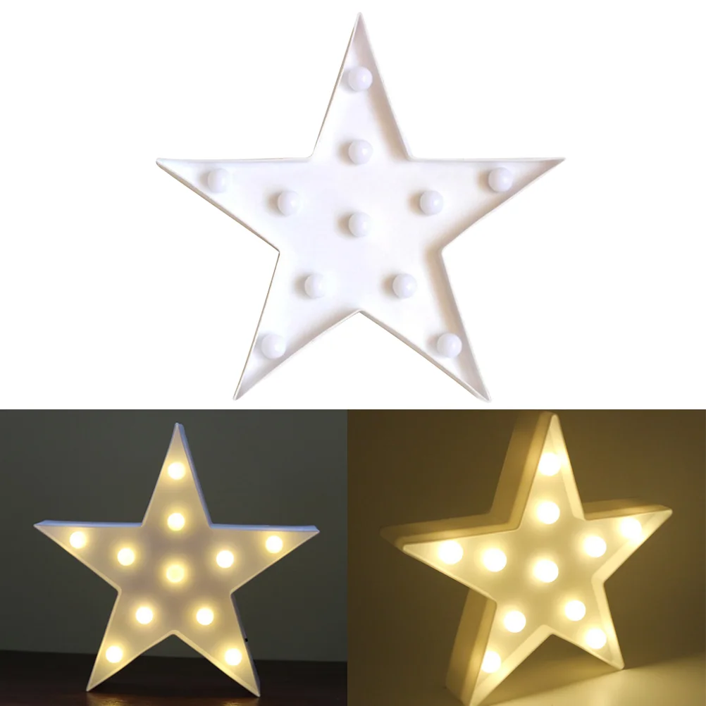 11 LEDs Star Shaped Light LED Lamp Night Light Battery Operated for Christmas Home Wedding Party Decoration (White)
11 LEDs Star Shaped Light LED Lamp Night Light Battery Operated for Christmas Home Wedding Party Decoration (White)