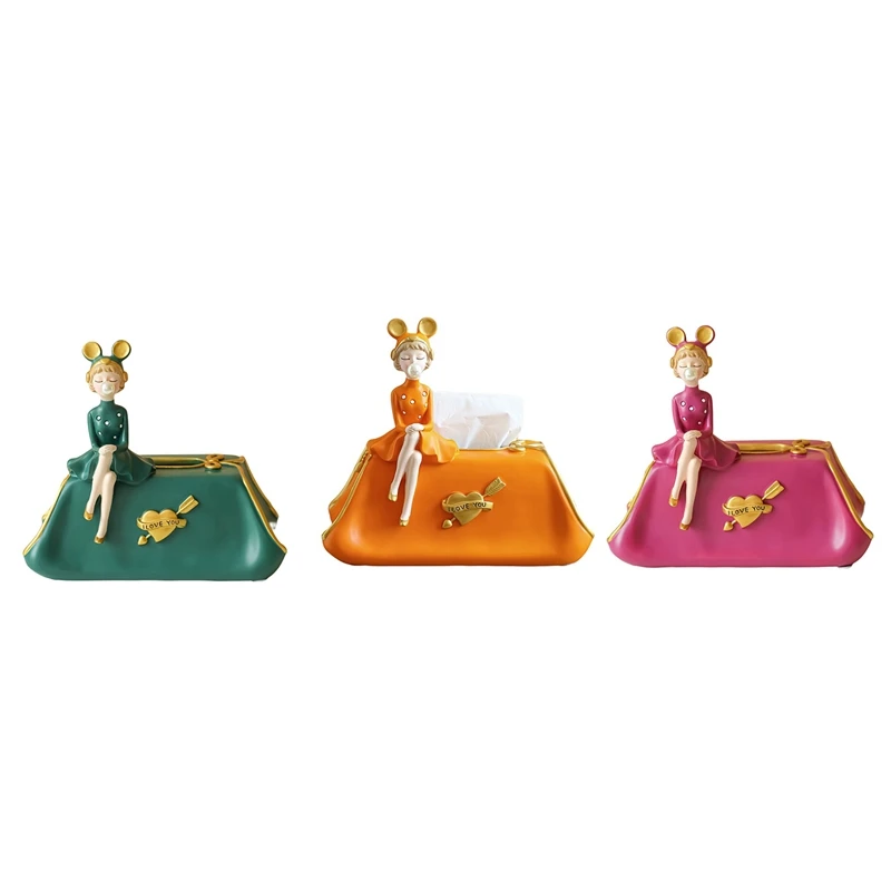Light Luxury Bubble Girl Tissue Box Decoration Living Room High-End Coffee Table Storage Box Creative Pumping Box
Light Luxury Bubble Girl Tissue Box Decoration Living Room High-End Coffee Table Storage Box Creative Pumping Box
