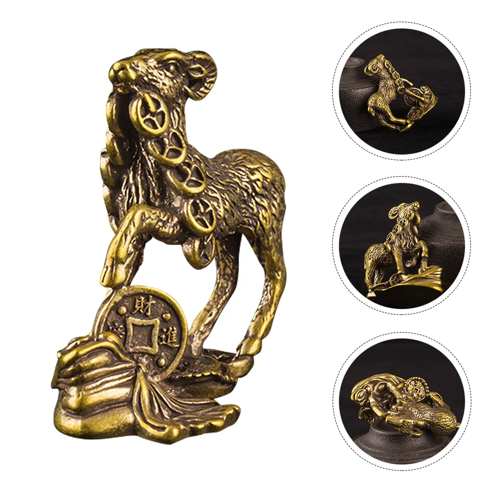 Goat Zodiac Statue Brass Sculpture Ornament Animal Desktop Home Fengshui Decorationdecor Lucky Figurines Money Shui Feng Symbol
Goat Zodiac Statue Brass Sculpture Ornament Animal Desktop Home Fengshui Decorationdecor Lucky Figurines Money Shui Feng Symbol