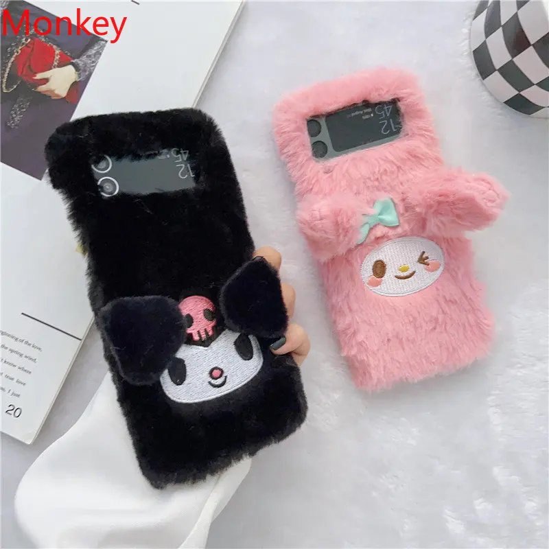 Cute Plush Kuromi 3D Cartoon Phone Case For Samsung Z Flip 1 2 3 4 5G Zflip3 Fluffy Warm PC Hard Covers Girls for Galaxy Z Flip3
Cute Plush Kuromi 3D Cartoon Phone Case For Samsung Z Flip 1 2 3 4 5G Zflip3 Fluffy Warm PC Hard Covers Girls for Galaxy Z Flip3