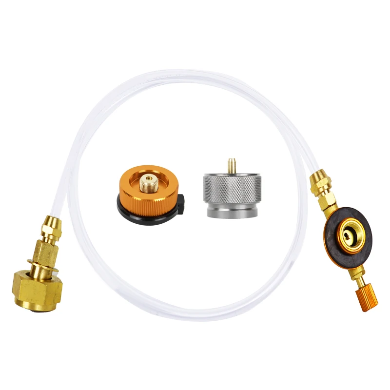 Gas Cylinder Filling Adapter Outdoor Gas Stove Propane Supplement Adapter Camping Burner LPG Flat Cylinder Tank Connector 
Gas Cylinder Filling Adapter Outdoor Gas Stove Propane Supplement Adapter Camping Burner LPG Flat Cylinder Tank Connector