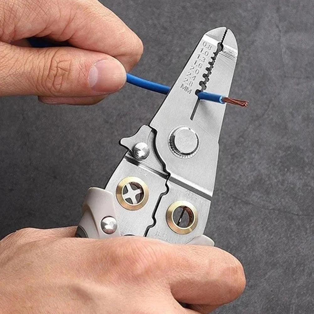 Multifunctional Wire Stripper 40mm Diameter Cable Stripper Decrustation Electrician Hand Manual Tools High Hardness 1 Pc
Multifunctional Wire Stripper 40mm Diameter Cable Stripper Decrustation Electrician Hand Manual Tools High Hardness 1 Pc