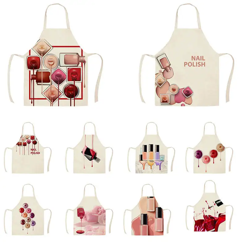 Home Kitchen Apron Color Nail Polish Bottle Printed Sleeveless Linen Aprons Men Women Home Cleaning Tools Fartuchy Chef Tablier
Home Kitchen Apron Color Nail Polish Bottle Printed Sleeveless Linen Aprons Men Women Home Cleaning Tools Fartuchy Chef Tablier