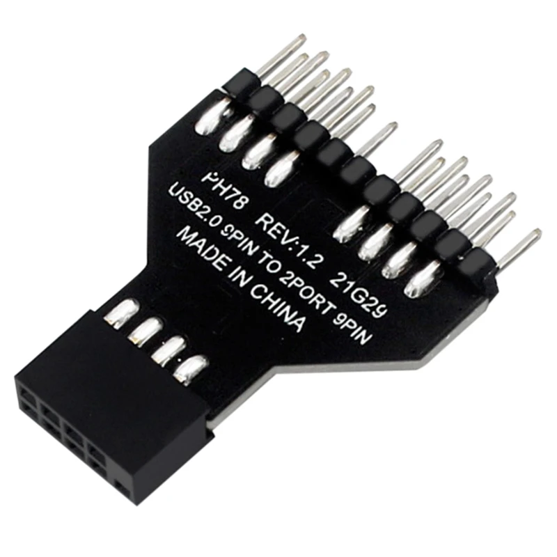 Материнская плата USB2.0 9-контактный удлинитель 2-портовый 9-контактный адаптер для водяного охлаждения RGB лампы измерение скорости вентилято...
Материнская плата USB2.0 9-контактный удлинитель 2-портовый 9-контактный адаптер для водяного охлаждения RGB лампы измерение скорости вентилято...