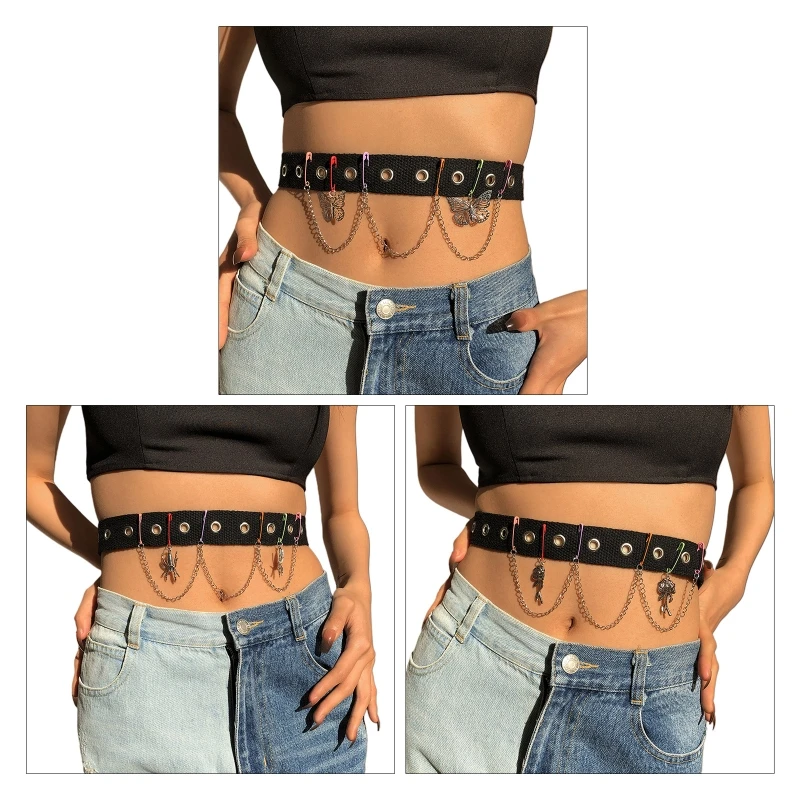 Waist Chain for Women Alloy Rose Spider for butterfly Pendant Waist Chain Hip Hop Jean Chain Women Summer Skirt Dress De
Waist Chain for Women Alloy Rose Spider for butterfly Pendant Waist Chain Hip Hop Jean Chain Women Summer Skirt Dress De