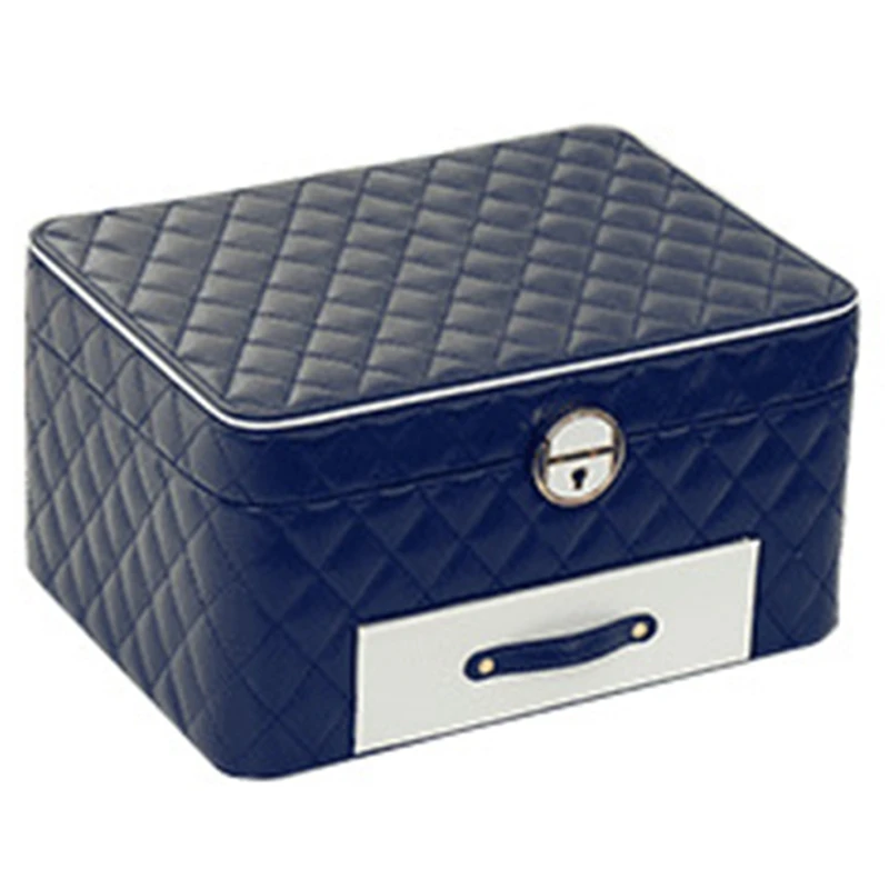 Three Layers Retro High Quality Pu Jewelry Box With Necklace Hook Earrings Ring Necklace Storage Case Ladies Gift
Three Layers Retro High Quality Pu Jewelry Box With Necklace Hook Earrings Ring Necklace Storage Case Ladies Gift