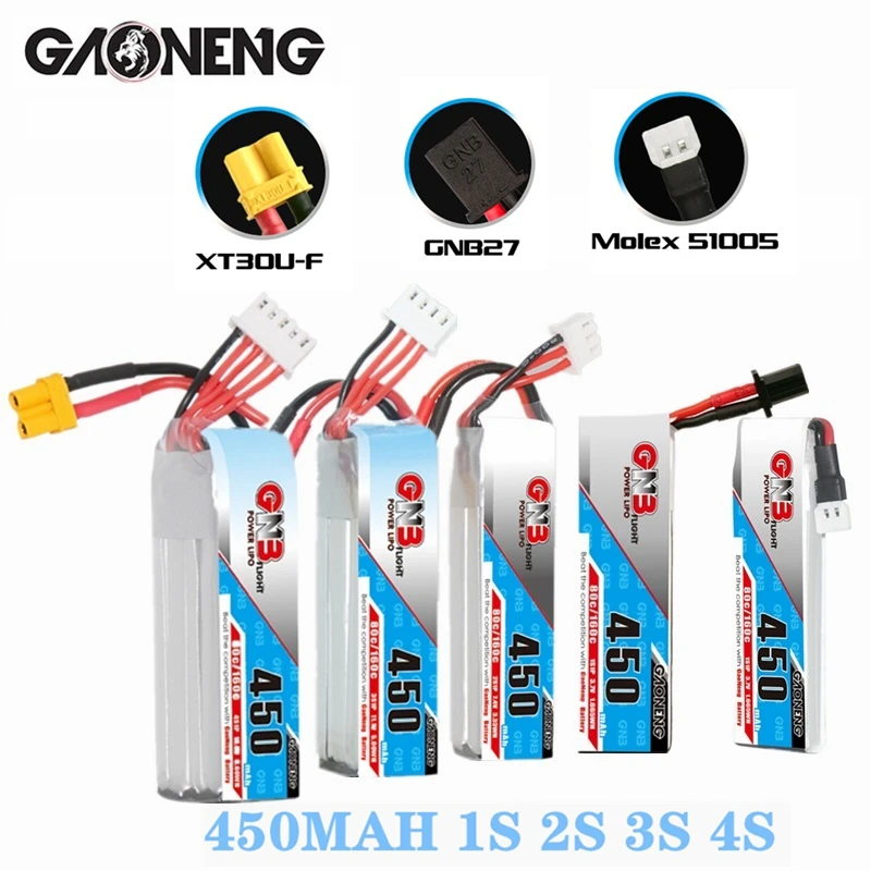 GNB 3,7 V/7,4 V/11,1 V/14,8 V 450MAH 80C Lipo батарея для FPV Racing Cine Whoop BetaFPV Drone Quadcopter GNB27/PH2.0 450mah батарея
GNB 3,7 V/7,4 V/11,1 V/14,8 V 450MAH 80C Lipo батарея для FPV Racing Cine Whoop BetaFPV Drone Quadcopter GNB27/PH2.0 450mah батарея