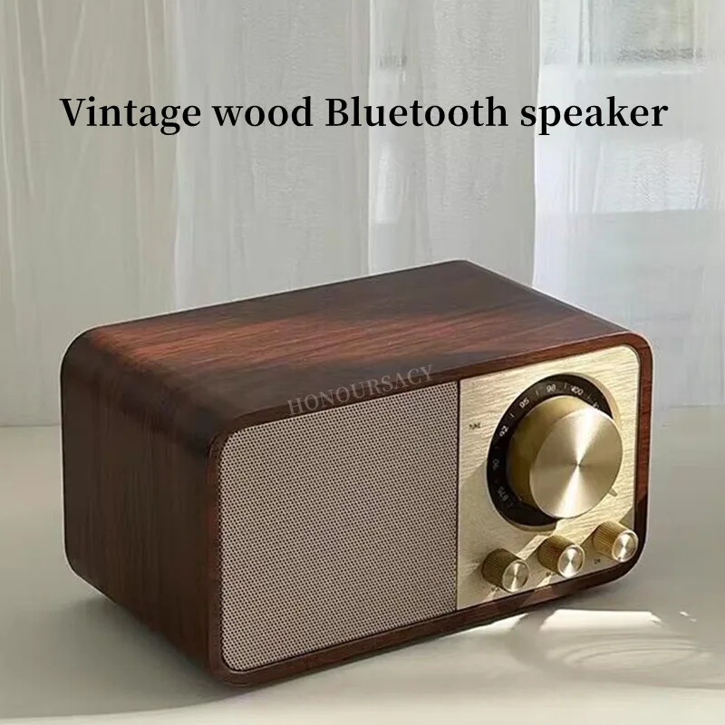 Wooden Bluetooth-Compatible 5.0 Speaker Retro Classic Soundbox Stereo Surround Super Bass Subwoofer AUX FM Radio For Computer PC
Wooden Bluetooth-Compatible 5.0 Speaker Retro Classic Soundbox Stereo Surround Super Bass Subwoofer AUX FM Radio For Computer PC