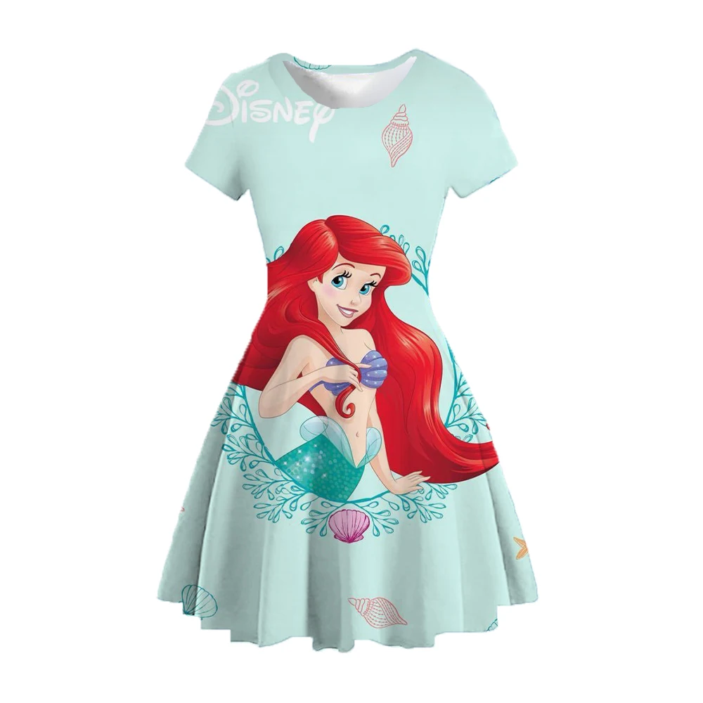 Disney Mermaid Princess Ariel Girls Fantasy Dress Costume 4-14T Years Old Baby Dress Summer Short Sleeve Kids Party
Disney Mermaid Princess Ariel Girls Fantasy Dress Costume 4-14T Years Old Baby Dress Summer Short Sleeve Kids Party