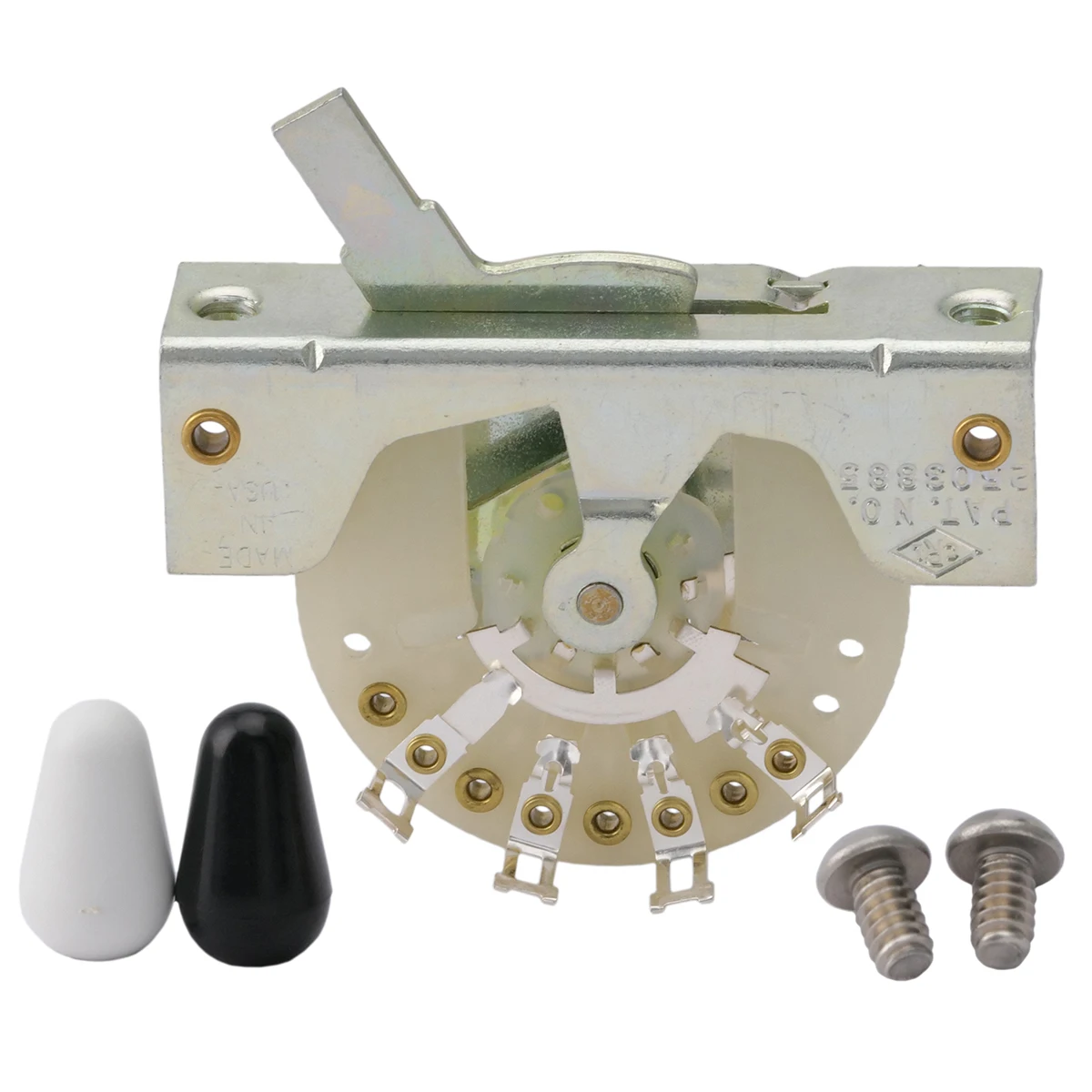 5-позиционный переключатель для электрогитары в стиле Strat
5-позиционный переключатель для электрогитары в стиле Strat