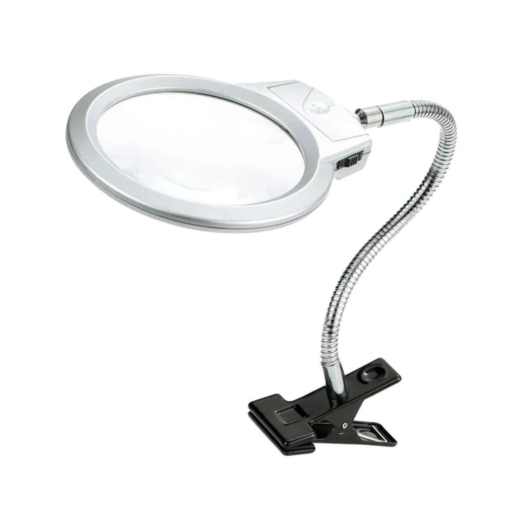 Увеличительное стекло, лампа с зажимом, Регулируемая металлическая S-образная лампа, прикроватная лампа для хобби, рабочие поделки без стола 
Увеличительное стекло, лампа с зажимом, Регулируемая металлическая S-образная лампа, прикроватная лампа для хобби, рабочие поделки без стола