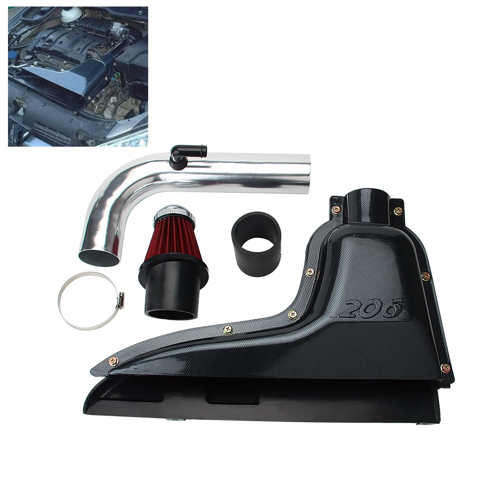 Racing Car High Flow Air Inlet Systems Intake Box Air Filter For Peugeot 206 1.6L 98-06 VTS Fiber Style Car Parts
Racing Car High Flow Air Inlet Systems Intake Box Air Filter For Peugeot 206 1.6L 98-06 VTS Fiber Style Car Parts