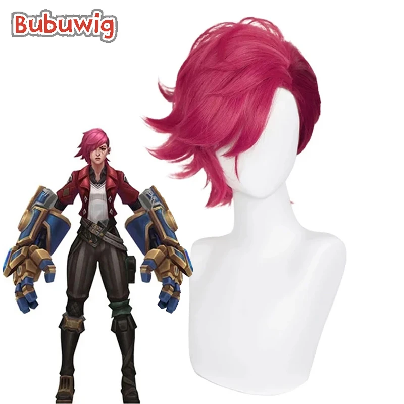 Bubuwig Synthetic Hair LOL Arcane Vi Cosplay Wig Women 30cm Short Straight Hot Pink Party Wigs Heat Resistant
Bubuwig Synthetic Hair LOL Arcane Vi Cosplay Wig Women 30cm Short Straight Hot Pink Party Wigs Heat Resistant