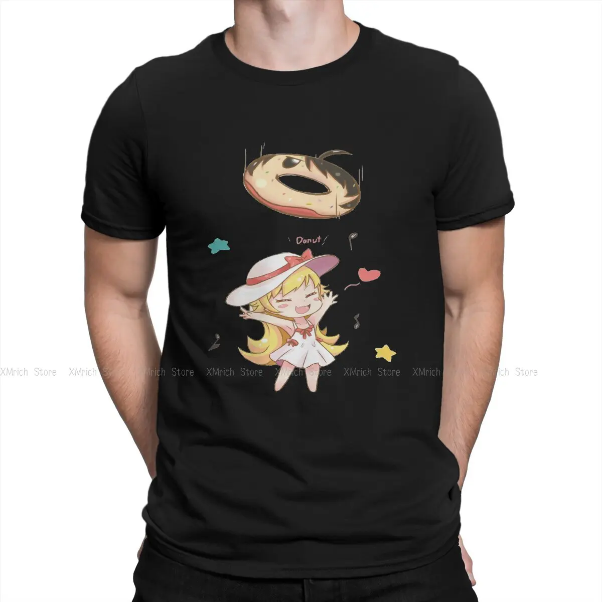 Monogatari Oshino Shinobu Cartoon Creative TShirt for Men Donut Round Collar Pure Cotton T Shirt Hip Hop Birthday Gifts
Monogatari Oshino Shinobu Cartoon Creative TShirt for Men Donut Round Collar Pure Cotton T Shirt Hip Hop Birthday Gifts
