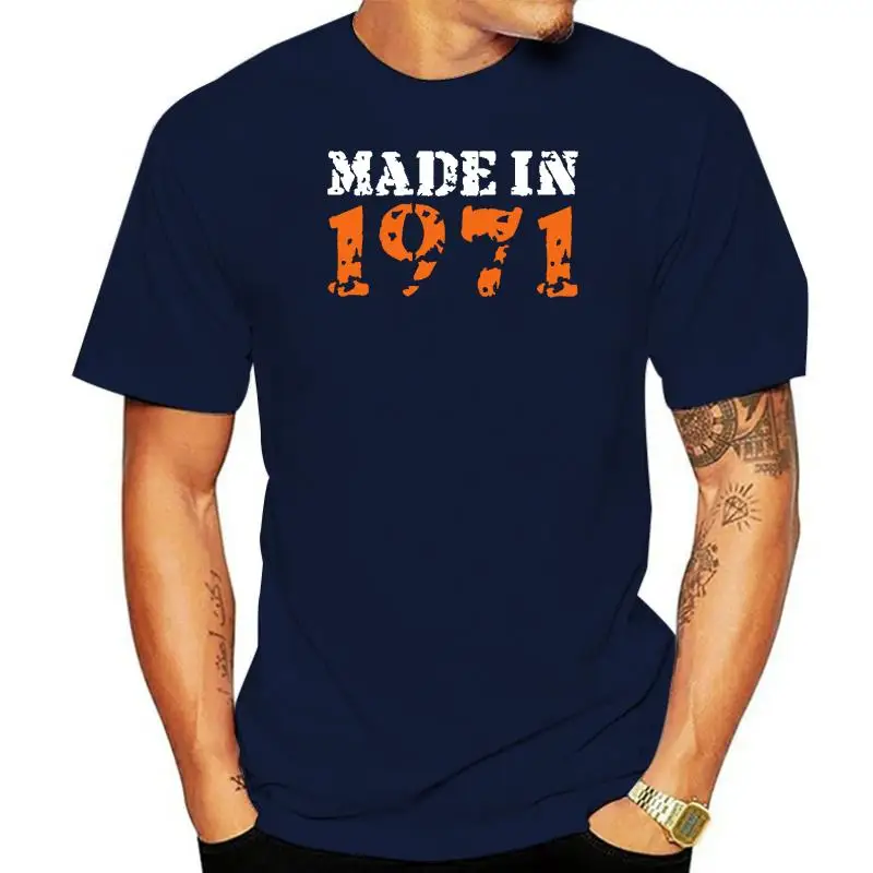 Men Made in 1971 t shirt Designs cotton S-XXXL Formal Sunlight Authentic summer Standard shirt
Men Made in 1971 t shirt Designs cotton S-XXXL Formal Sunlight Authentic summer Standard shirt