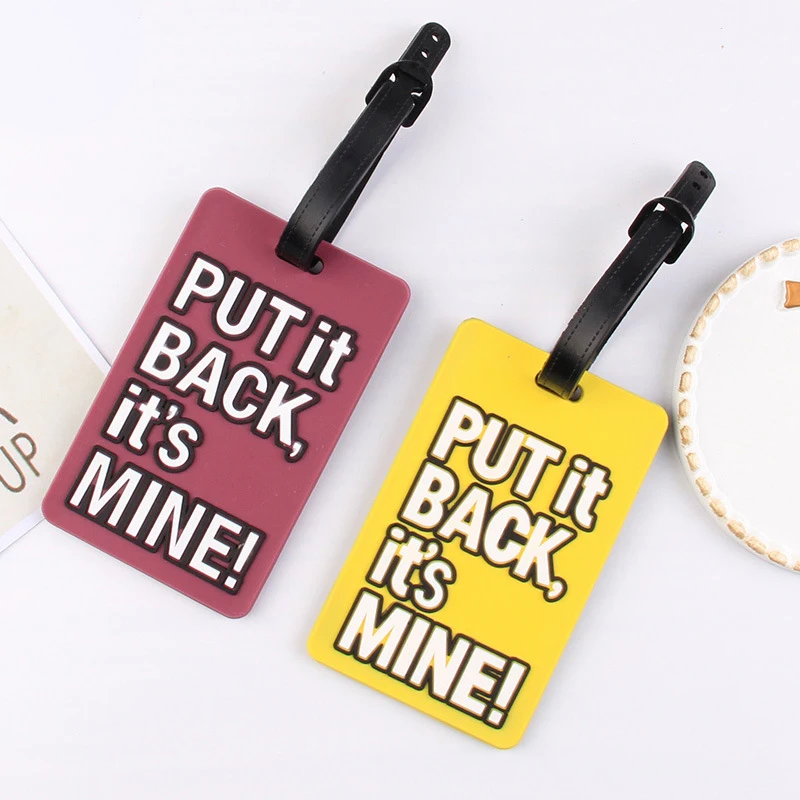 Cute Luggage Tag Silicone Letter Suitcase Baggage Luggage PVC Tags Name ID Bag Identifier Label Airplane Travel Accessories
Cute Luggage Tag Silicone Letter Suitcase Baggage Luggage PVC Tags Name ID Bag Identifier Label Airplane Travel Accessories