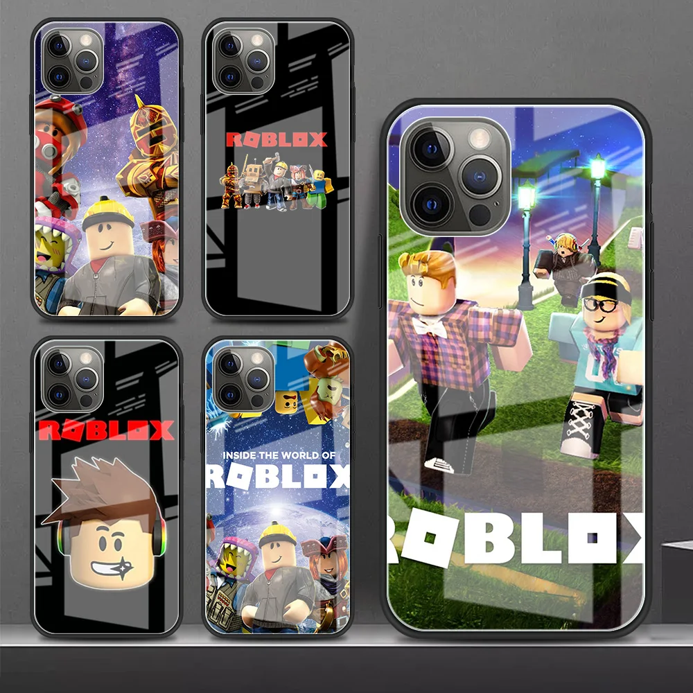 Fun Game Roblxos Glass Funda Case for Apple iPhone 11 12 13Pro 8 7Plus XR X XS Tempered Cell Phone Coque SE 2020 6 6S Cover
Fun Game Roblxos Glass Funda Case for Apple iPhone 11 12 13Pro 8 7Plus XR X XS Tempered Cell Phone Coque SE 2020 6 6S Cover