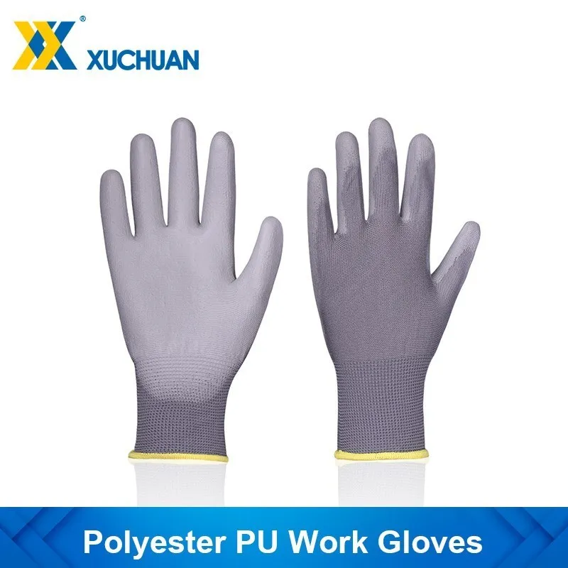 Work Gloves,Great Dry Grip ECO Grey 13 Gauge Polyester PU Glove For House Work,Gardening,Machinery and Equipment
Work Gloves,Great Dry Grip ECO Grey 13 Gauge Polyester PU Glove For House Work,Gardening,Machinery and Equipment