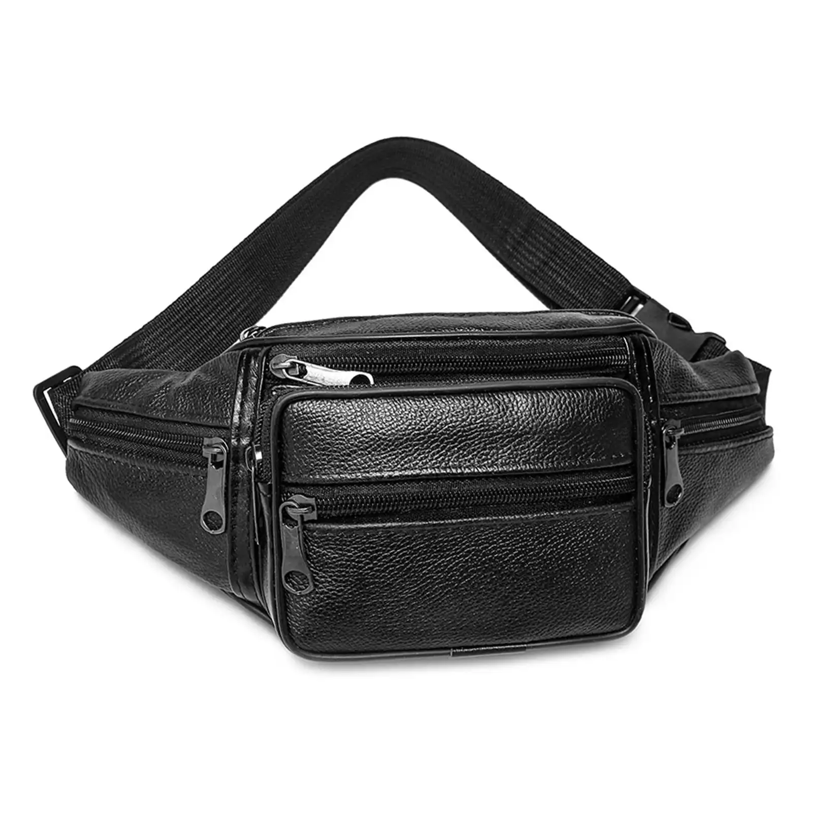 Leather Fanny Pack TSV Cell Phone Waist Bag for Men Pouch with 7 Zipper Pockets Waterproof Adjustable Belt Sports Casual Hip Bum
Leather Fanny Pack TSV Cell Phone Waist Bag for Men Pouch with 7 Zipper Pockets Waterproof Adjustable Belt Sports Casual Hip Bum