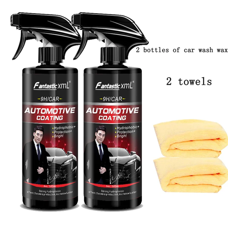 500ML Automotive Nano-Coating Agent Improves Hardness Reduces Scratches 9H Liquid Hydrophobic Coating Automotive Polishing Agent
500ML Automotive Nano-Coating Agent Improves Hardness Reduces Scratches 9H Liquid Hydrophobic Coating Automotive Polishing Agent