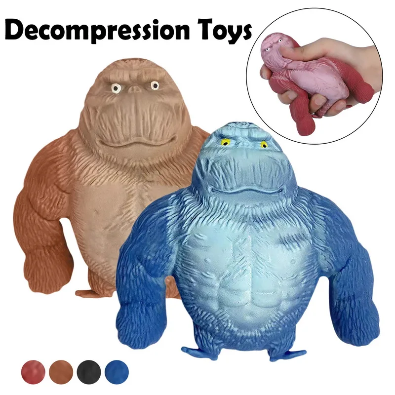 Vent gorilla decompression children's toy decompression pinch music independent boxed New Year's gift 11.5*12.5*5 cm
Vent gorilla decompression children's toy decompression pinch music independent boxed New Year's gift 11.5*12.5*5 cm