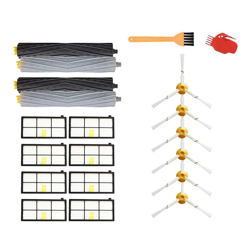 For Irobot Roomba 800 870/871/880/980/990 Side Main Brush Hepa Filter Vacuum Cleaner Replacement
For Irobot Roomba 800 870/871/880/980/990 Side Main Brush Hepa Filter Vacuum Cleaner Replacement
