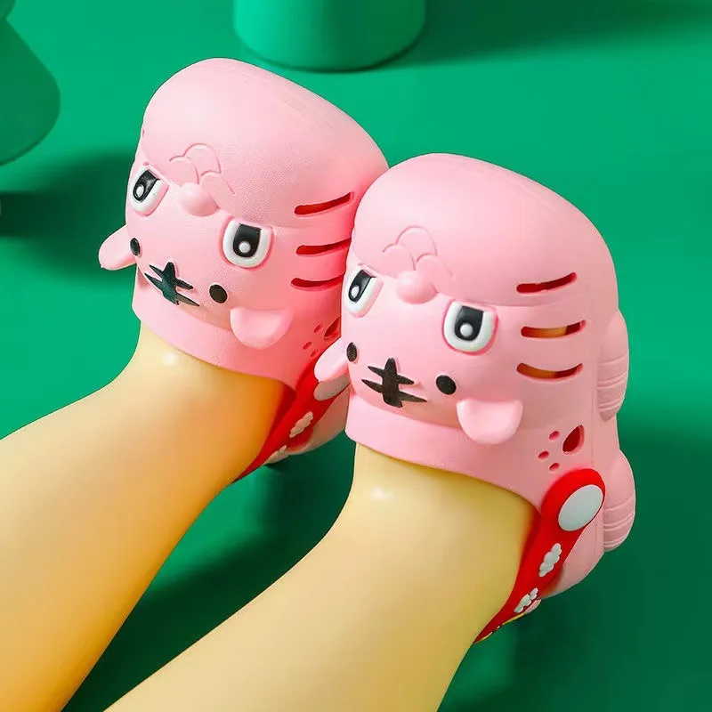 Kawaii Pink Clogs Lovely Baby Infant Pre Walker Shoes Anti-slip Cartoon Tiger Slipper Child Girl Boy Home Slides Beach Sandals
Kawaii Pink Clogs Lovely Baby Infant Pre Walker Shoes Anti-slip Cartoon Tiger Slipper Child Girl Boy Home Slides Beach Sandals