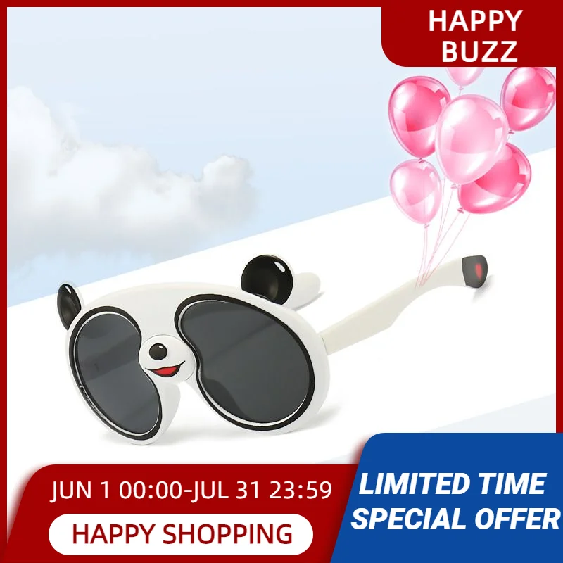 Kawaii Panda Sunglasses Boys and Girls Polarized Sunglasses UV Protection Silicone Soft Bracket Glasses Sunshade Kids Eyewear 
Kawaii Panda Sunglasses Boys and Girls Polarized Sunglasses UV Protection Silicone Soft Bracket Glasses Sunshade Kids Eyewear