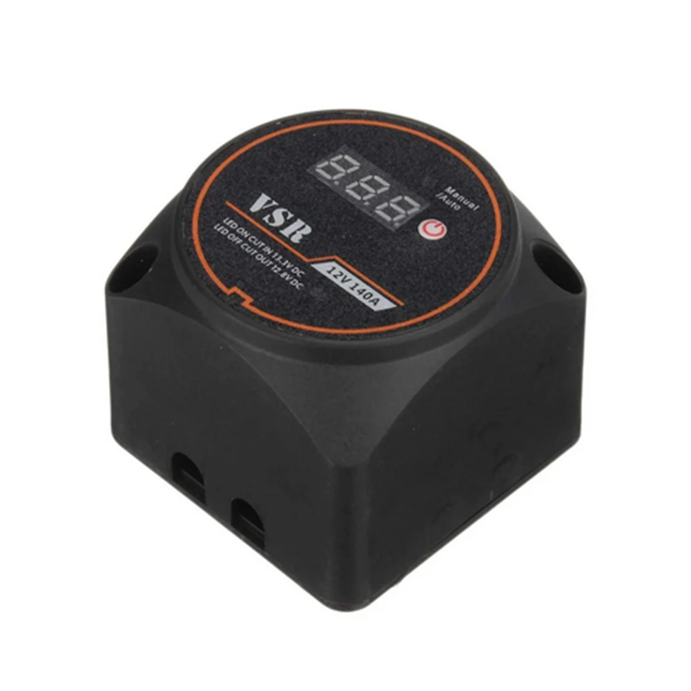 12V Battery Isolation Controller with Digital Display 140A Intelligent Controller Voltage Sensitive Relay for Auto for RVs
12V Battery Isolation Controller with Digital Display 140A Intelligent Controller Voltage Sensitive Relay for Auto for RVs