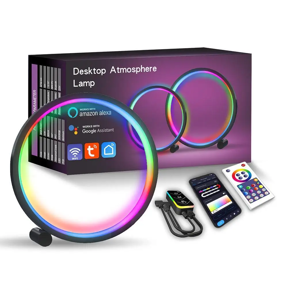 Креативный умный светодиодный ночник RGB, Настольная атмосферная лампа, Bluetooth управление через приложение, подходит для украшения дома, спал...
Креативный умный светодиодный ночник RGB, Настольная атмосферная лампа, Bluetooth управление через приложение, подходит для украшения дома, спал...