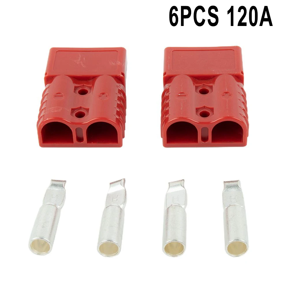 6Pcs 120A 600V FOR Anderson Type Plug Connectors Terminals 12-24V 6AWG 20.5*63.6*45.4mm DC Power Tools Wire & Cable Connectors
6Pcs 120A 600V FOR Anderson Type Plug Connectors Terminals 12-24V 6AWG 20.5*63.6*45.4mm DC Power Tools Wire & Cable Connectors