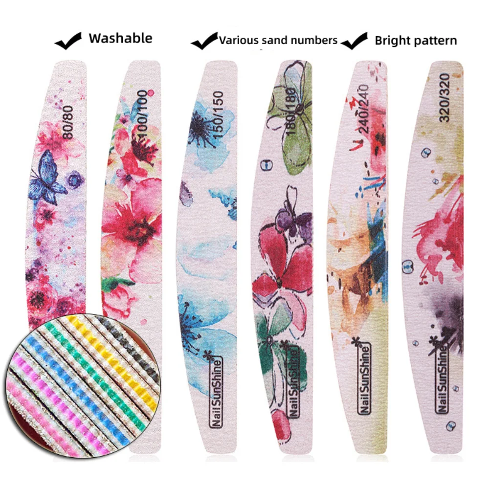 10 Pcs/lot Wood Nail File Manicure Sanding File Nail Polish Printed nail file Professional Accessory Washable Nail Buffing
10 Pcs/lot Wood Nail File Manicure Sanding File Nail Polish Printed nail file Professional Accessory Washable Nail Buffing
