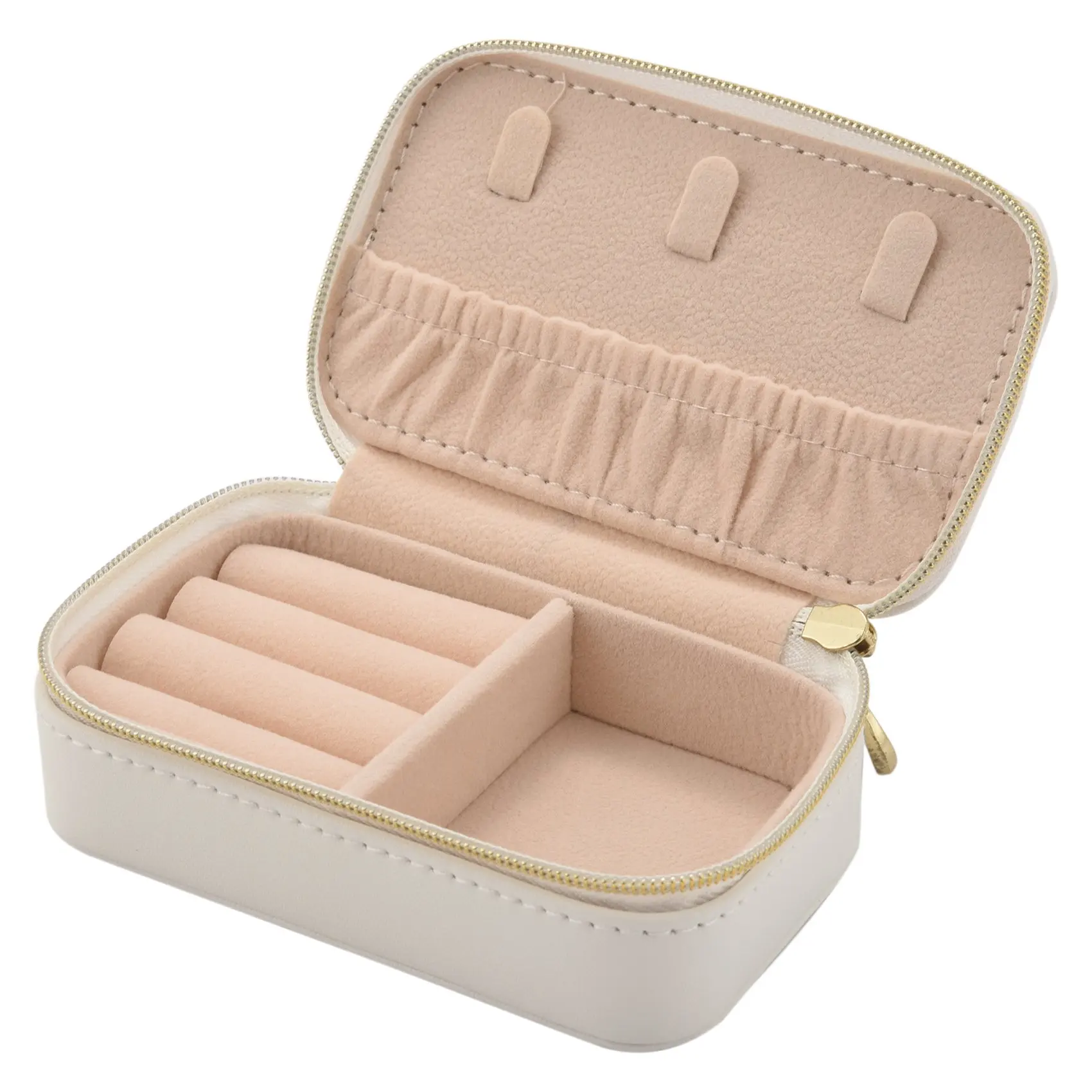 Small Jewelry Box, Jewelry Box Organizer Display Storage Case for Rings and Earrings White
Small Jewelry Box, Jewelry Box Organizer Display Storage Case for Rings and Earrings White
