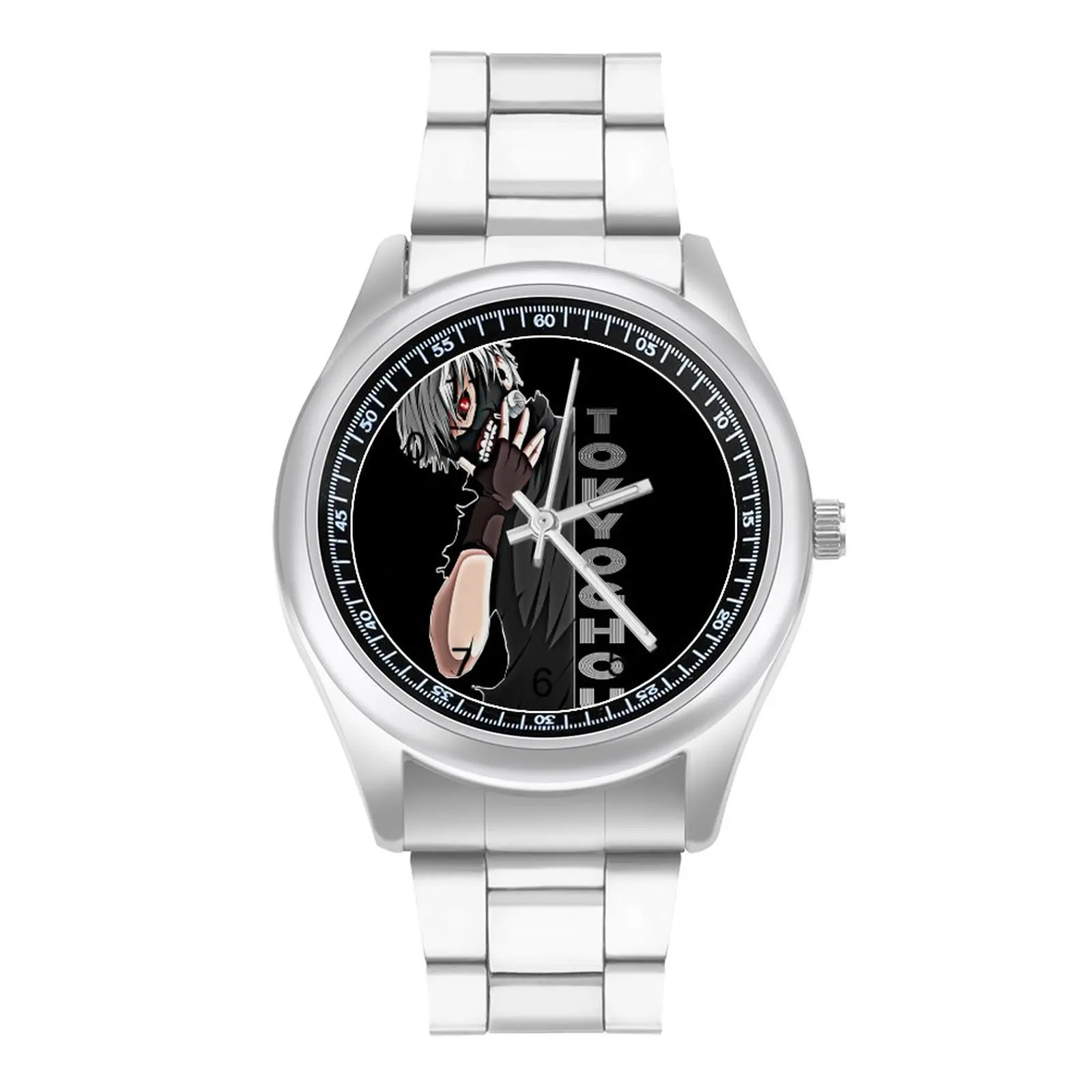 White Hair Kaneki Tokyo Ghoul Quartz Watch Kaneki Ken Tokyoghoul Touka Promotion Cool Wrist Watch Steel Travel Photo Wristwatch
White Hair Kaneki Tokyo Ghoul Quartz Watch Kaneki Ken Tokyoghoul Touka Promotion Cool Wrist Watch Steel Travel Photo Wristwatch