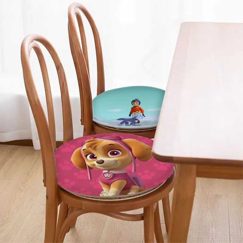 

Cartoom P-Paw Cartoon Dog Art Chair Mat Soft Pad Seat Cushion For Dining Patio Home Office Indoor Outdoor Garden Chair Cushions