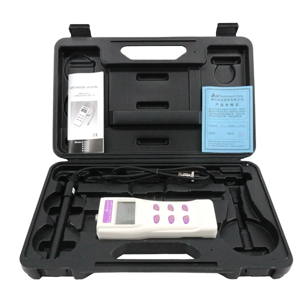 AZ8303 2 in1 Portable Digital Conductivity Cond. Water Quality Tester Multi display Conductivity and Temperature AZ-8303
AZ8303 2 in1 Portable Digital Conductivity Cond. Water Quality Tester Multi display Conductivity and Temperature AZ-8303