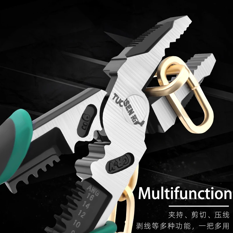 IG Multifunctional Alloy Wire Pliers Electrician Tool Hand Tool Needle Nose Pliers Oblique Pliers Industrial Grade
IG Multifunctional Alloy Wire Pliers Electrician Tool Hand Tool Needle Nose Pliers Oblique Pliers Industrial Grade