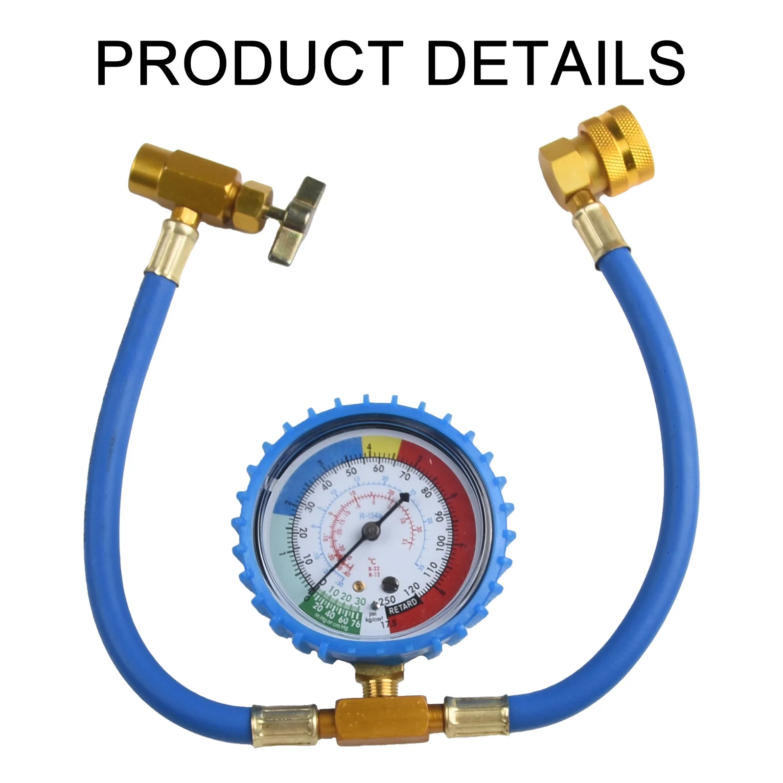 Automotives Accessories A/C Charging Pipe Measuring Hose 3000PSI Measuring Gauge Metal R134A LOWSIDE Universal
Automotives Accessories A/C Charging Pipe Measuring Hose 3000PSI Measuring Gauge Metal R134A LOWSIDE Universal