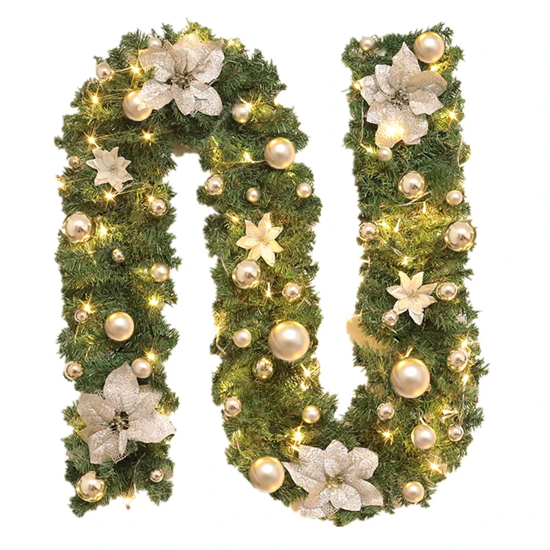 Christmas Decorations for Home 2.7M Artificial Plant Pine Rattan Christmas Garland Wreath Xmas Gift New Year 2023 Party Decor
Christmas Decorations for Home 2.7M Artificial Plant Pine Rattan Christmas Garland Wreath Xmas Gift New Year 2023 Party Decor