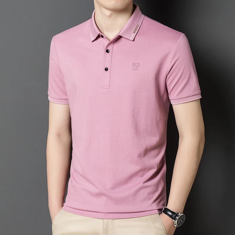 Summer New Short-Sleeved Men's T-shirt Polo Collar Pure Cotton Korean Style Fashionable Breathable Casual Polo Shirt
Summer New Short-Sleeved Men's T-shirt Polo Collar Pure Cotton Korean Style Fashionable Breathable Casual Polo Shirt