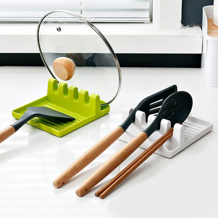 Kitchen Spatula Shelf Soup Spoon Pad Chopsticks Pot Cover Storage Pad Household Multi-functional Plastic Wall Hanging Rack
Kitchen Spatula Shelf Soup Spoon Pad Chopsticks Pot Cover Storage Pad Household Multi-functional Plastic Wall Hanging Rack