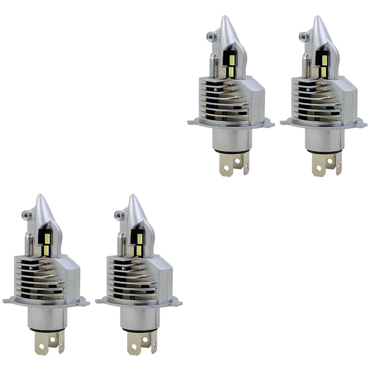 4 pcs Universal LED Headlight Bulbs H4 30W High Bright 360 Degrees Vehicle Bulbs
4 pcs Universal LED Headlight Bulbs H4 30W High Bright 360 Degrees Vehicle Bulbs