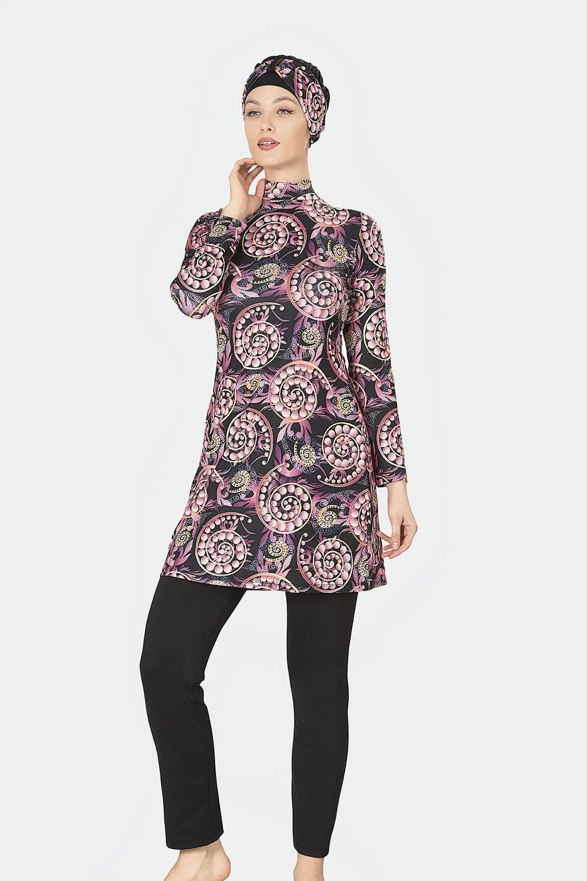 Muslim Burkinis Full Cover Patterned Swimwear Modest Summer Clothing Hijab Sport Swimsuit Islamic Full Cover
Muslim Burkinis Full Cover Patterned Swimwear Modest Summer Clothing Hijab Sport Swimsuit Islamic Full Cover